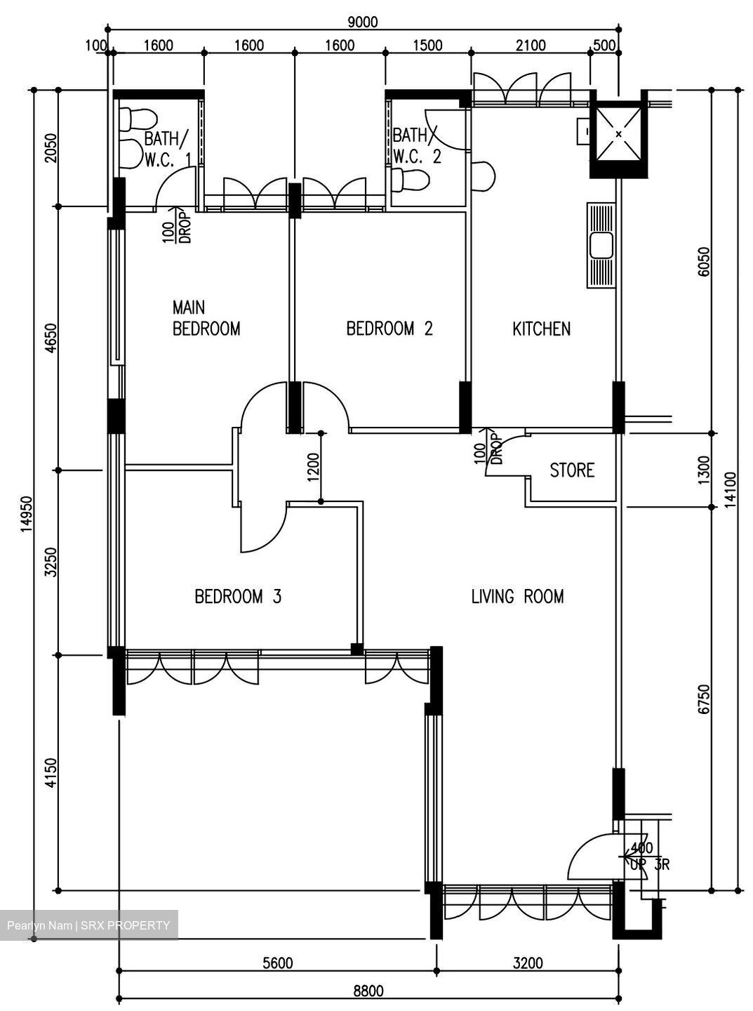 Blk 234 Yishun Street 21 (Yishun), HDB 4 Rooms #563418751